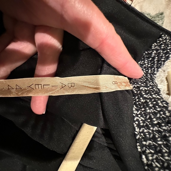 Bailey 44 Black & White Sleeveless Tweed dress Size 8 - Picture 8 of 12